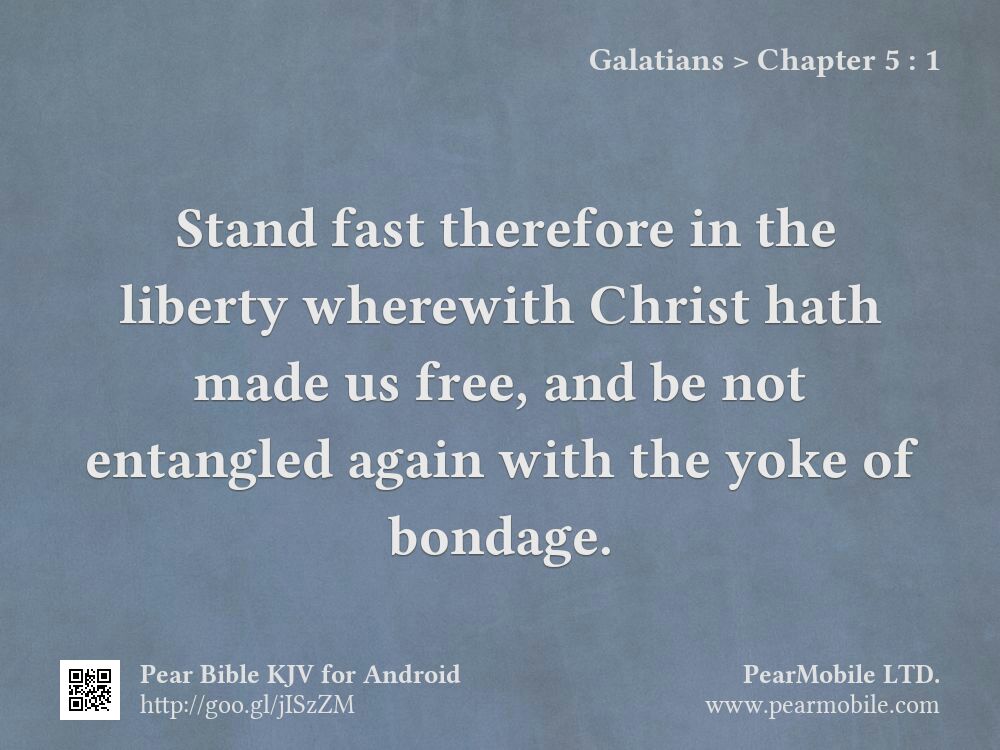 Galatians, Chapter 5:1